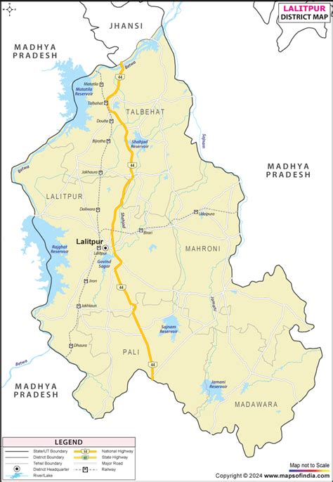 Lalitpur District Map