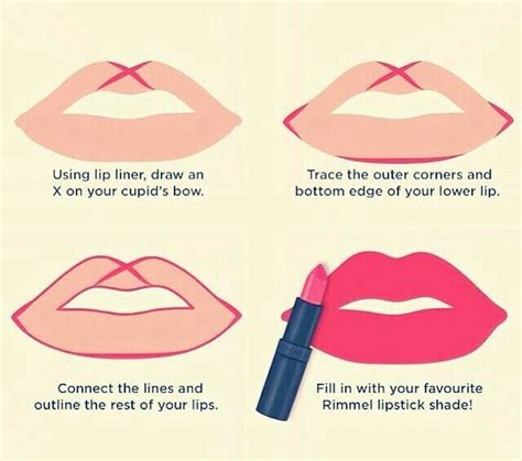 Pin by haniya malik on beautiful makeover | How to apply lipstick, How ...