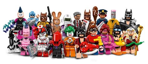 Here are all 20 minifigs from The LEGO Batman Movie Minifigure Series