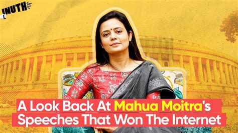 A Look Back At Mahua Moitra's Speeches That Won The Internet - YouTube