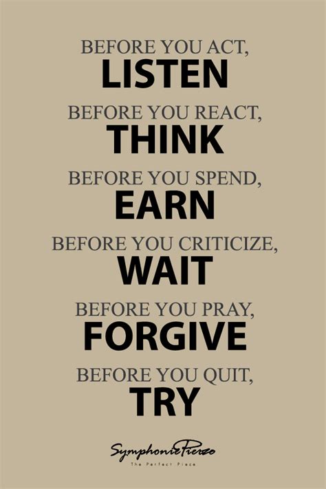 Quotes about Think Before You Act (29 quotes)