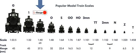 scale model sizes chart Scales understanding comparative