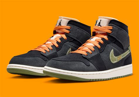 Air Jordan 1 Mid SE Craft "Halloween" FD6817-003 | SneakerNews.com