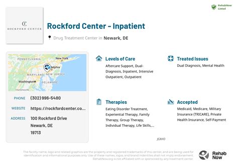 Rockford Center - Inpatient in Newark, Delaware • RehabNow.org