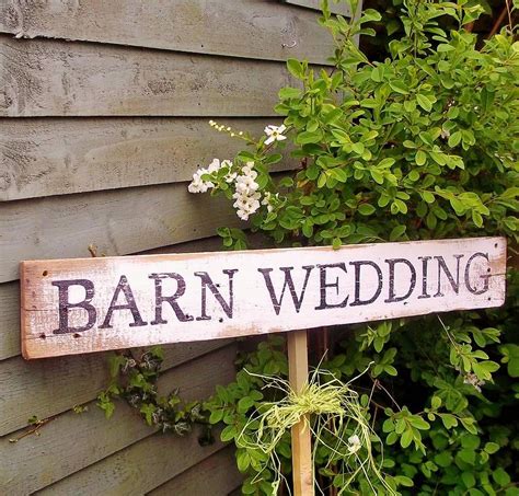 Personalised Barn Wedding Sign Vintage Wedding Signs, Vintage Wood ...