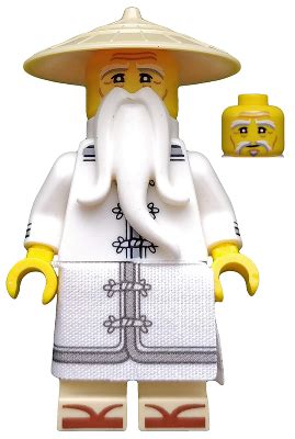 Minifigure coltlnm04 : Master Wu, The LEGO Ninjago Movie (Minifigure ...