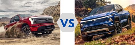 2022 Ford F-150 Lightning vs Chevy Silverado EV