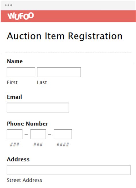 Free Registration Forms Template For Your Needs