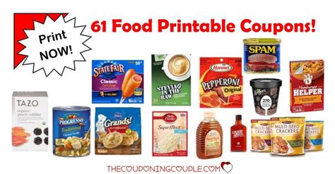 30 Food Printable Coupons ~ Over $25 in Savings!! Print NOW!