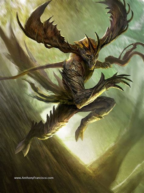 Forest Druid | Mythical creatures art, Conceptual art, Fantasy monster