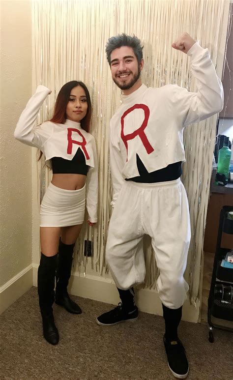 Pokémon Team rocket Halloween costume couple | Halloween costumes diy ...