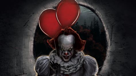 Pennywise con globos fanart Fondo de pantalla 4k HD ID:3958