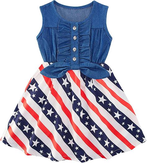 Amazon.com: Red White and Blue Dresses for Girls