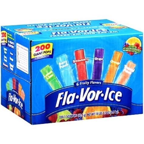 Amazon.com: Flavor Ice Assorted Freezer Pops , 200 CT : Grocery ...