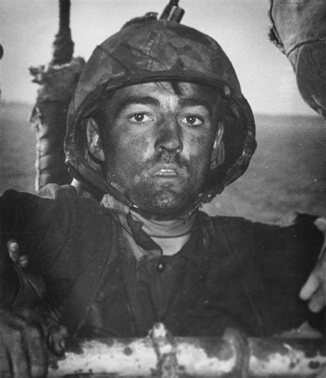 US Marine on Eniwetok Atoll