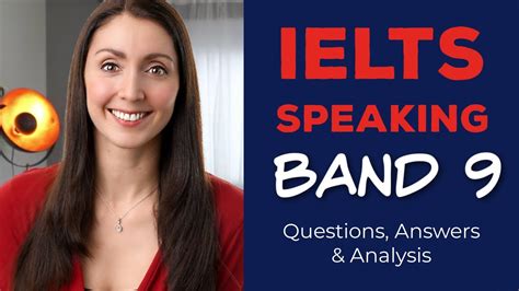 IELTS Speaking Band 9 Answers & Explanation