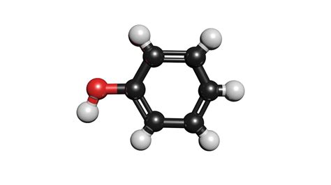 3D phenol molecule c6h5oh - TurboSquid 1426437