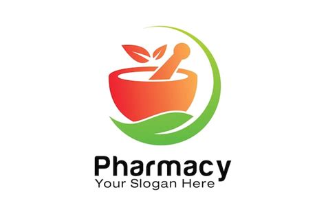 Premium Vector | Pharmacy logo design template