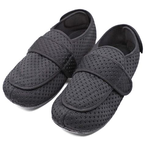 Buy Mens Extra Extra Wide Slipper Orthopaedic Adjustable Diabetic Edema ...