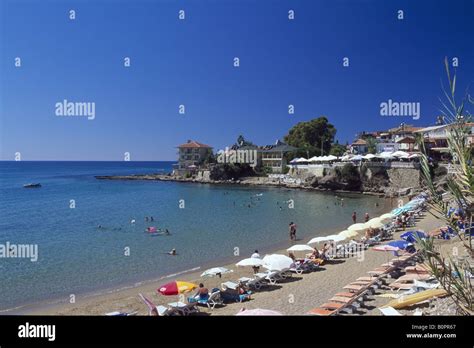 Beach of Side, Turkey Stock Photo - Alamy