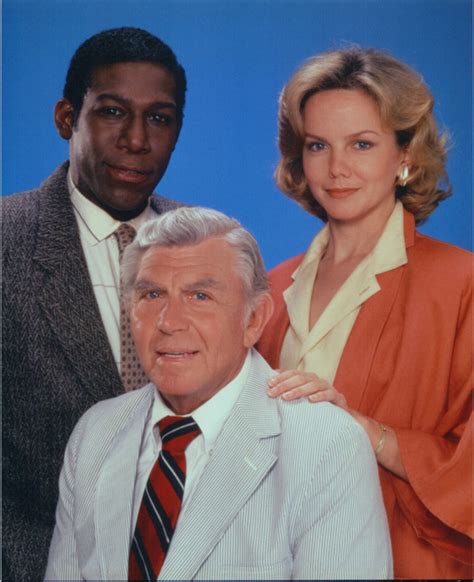 Matlock TV series cast pose Andy Griffith Linda Purl Kene Holliday 8x10 ...