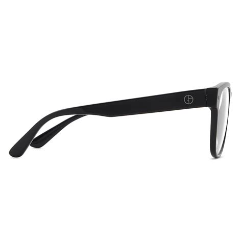 Giorgio Armani - Rectangular Optical Glasses - Black - Optical Glasses ...