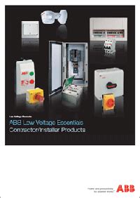 ABB - Product Catalogue - ABB Low Voltage Essentials