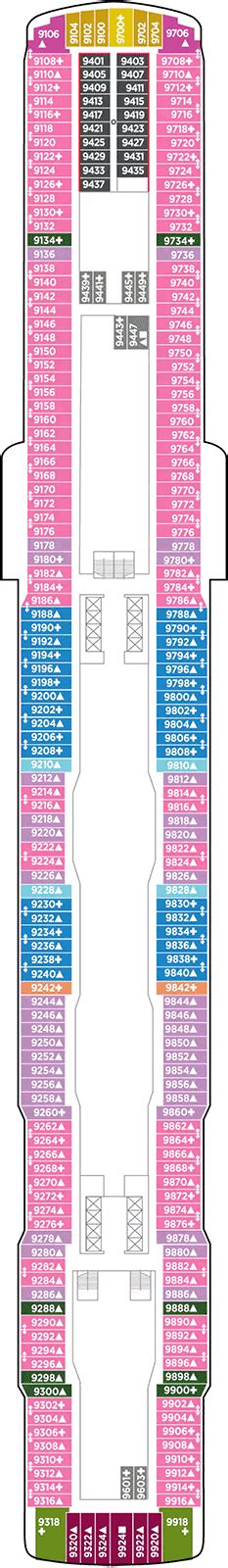 Norwegian Encore Deck plan & cabin plan