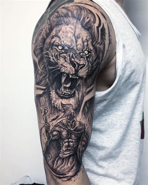 Lion warrior | Tattoo ideen