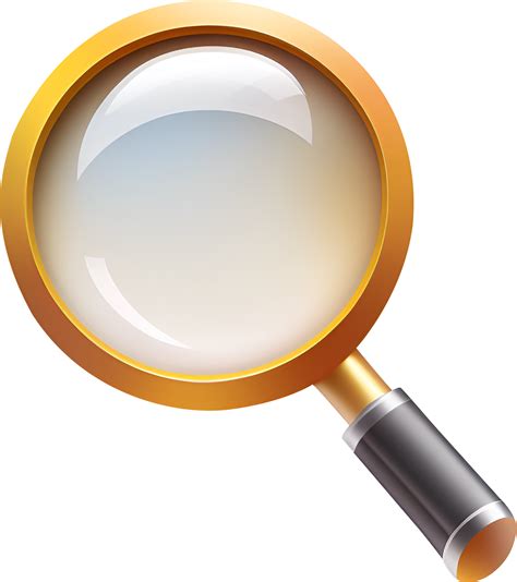 3D magnifying glass icon illustration. 21495590 PNG