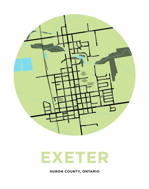 Exeter Map Print – Jelly Brothers