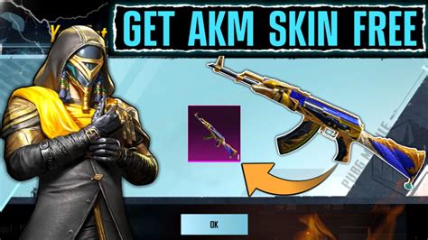 How To Free Akm Gun Skin In BGMI | Free Akm Skin | New Trick