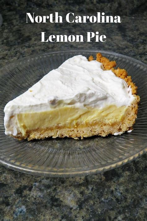 North Carolina Lemon Pie | Lemon pie, Lemon dessert recipes, Just pies