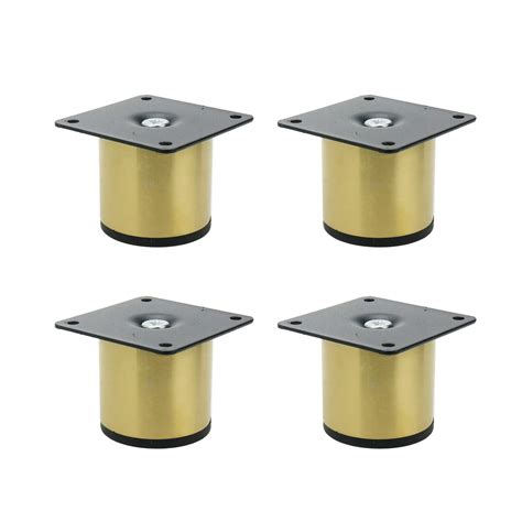 Buy Geesatis 4 Pcs Furniture Legs Stainless Steel Sofa Legs, 5 cm / 2 ...