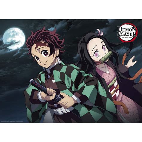 Buy ABYSTYLE Demon Slayer Kimetsu No Yaiba Tanjiro & Nezuko Unframed ...