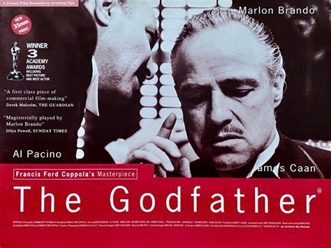 Original The Godfather Movie Poster - Marlon Brando - Al Pacino - Mafia