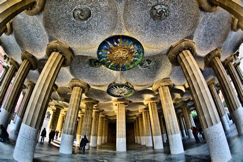 Park Guell - Columns room