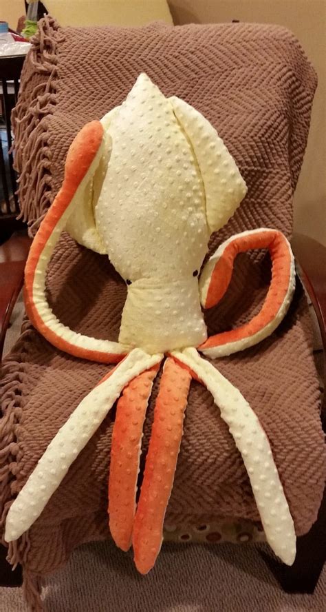 4 Foot Giant Squid Plush Custom Colors