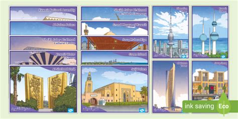 Kuwait Landmarks - Classroom Display Posters (teacher made)