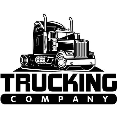 Trucking Logo 2 Truck Driver Trucker Big Rigg 18 Wheeler Semi