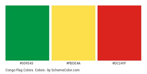 Congo Flag Colors » Country Flags » SchemeColor.com