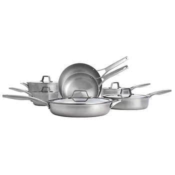 Calphalon Premier 12-Piece Stainless Steel Cookware Set | Costco