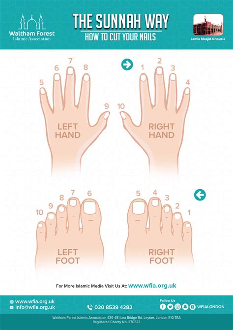 How To Cut Your Nails (The Sunnah Way) – WFIA | Lea Bridge Road Mosque