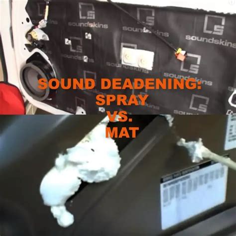 Sound Deadening Spray vs. Mat Insulation for Vehicles - Soundproof Advice