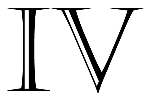 IV - Roman Numerals Vinyl Decal – Empirically Made