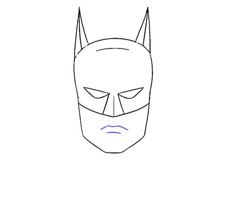 How to Draw Batman's Head | Easy Drawing Guides