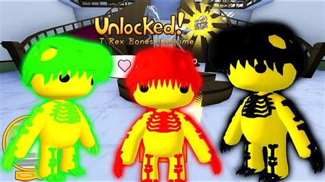 Wobbly Life - NEW MEGA SECRET - T REX Bones Costume/Outfit - 100% Guide ...