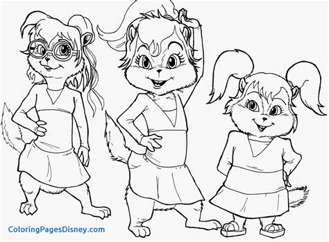 Alvin And The Chipmunks Printable Coloring Pages - Printable Templates