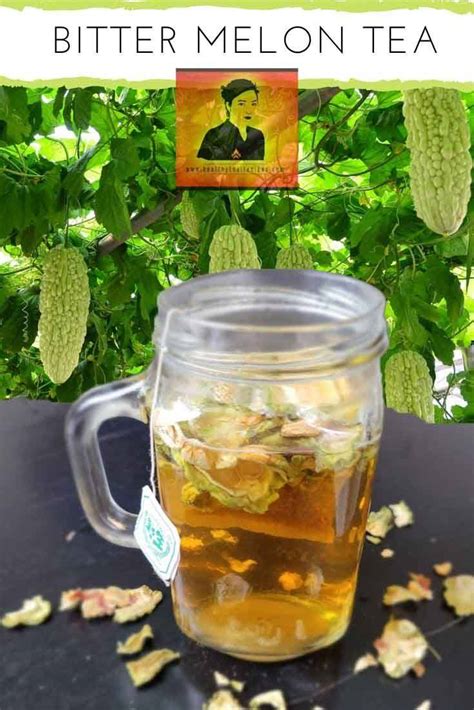 Bitter Melon Tea (น้ำชามะระ) - A Blood Sugar Stabilizer - Healthy Thai ...