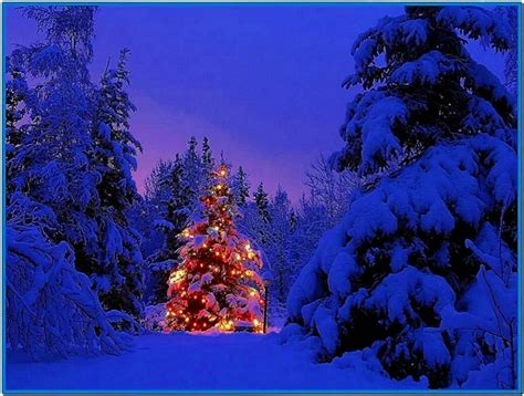 Christmas winter scenes screensavers - Download free